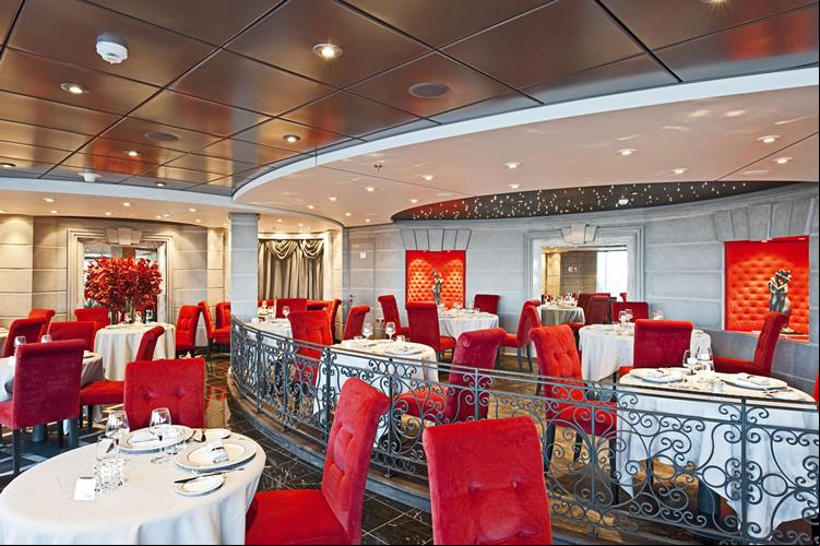 Restaurante - navio de cruzeiro MSC Fantasia - MSC Cruzeiros