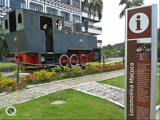 Locomotiva Macuca - Blumenau - Santa Catarina - Regi