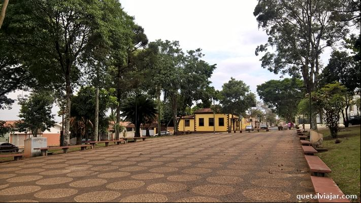 Centro da cidade de Brotas - S