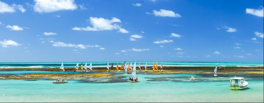 Viajar no feriado de Carnaval - Carnaval 2026 em Porto de Galinhas - Praia de Porto de Galinhas - Ipojuca - Pernambuco - Regi