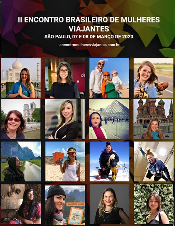 II Encontro Brasileiro de Mulheres Viajantes - São Paulo - SP - Brasil