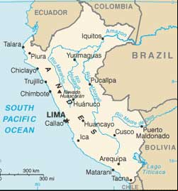 Mapa do Peru