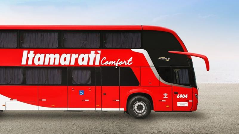 Ônibus de viagens intermunicipais da Expresso Itamarati Ltda. - Empresas de Ônibus do Brasil